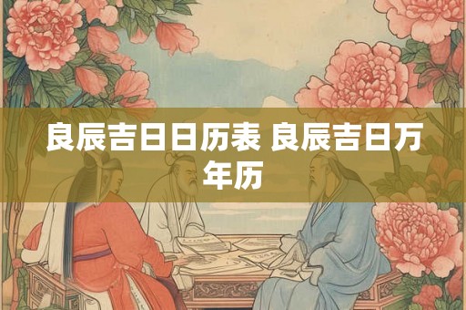 良辰吉日日历表 良辰吉日万年历
