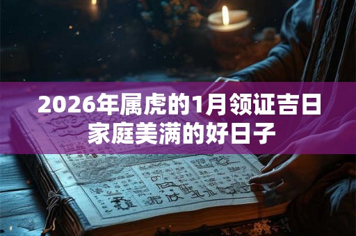 2026年属虎的1月领证吉日 家庭美满的好日子