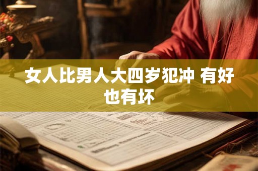 女人比男人大四岁犯冲 有好也有坏