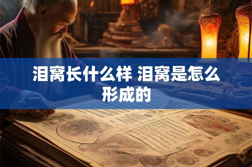 泪窝长什么样 泪窝是怎么形成的