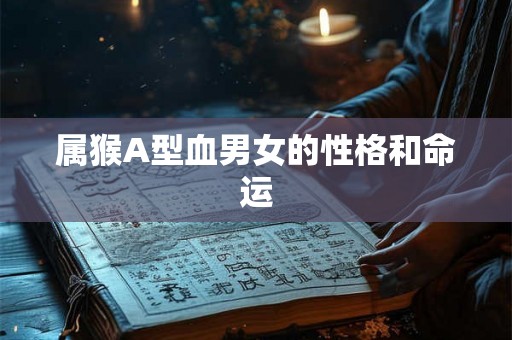 属猴A型血男女的性格和命运