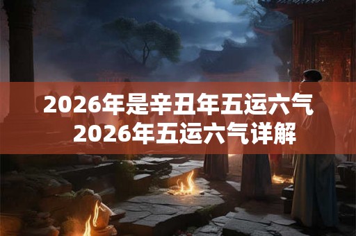 2026年是辛丑年五运六气  2026年五运六气详解