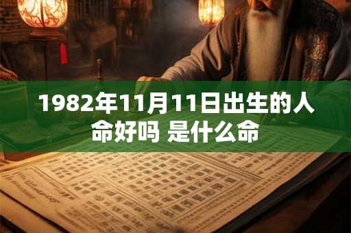 1982年11月11日出生的人命好吗 是什么命