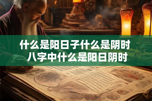 什么是阳日子什么是阴时 八字中什么是阳日阴时 什么是阳日子什么是阴时 八字中什么是阳日阴时