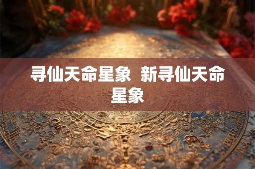 寻仙天命星象  新寻仙天命星象