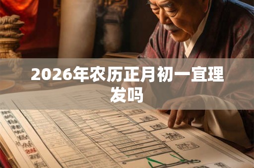 2026年农历正月初一宜理发吗 2026年农历正月初一宜理发吗