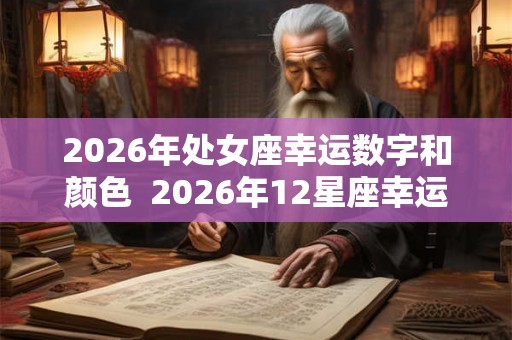 2026年处女座幸运数字和颜色  2026年12星座幸运色