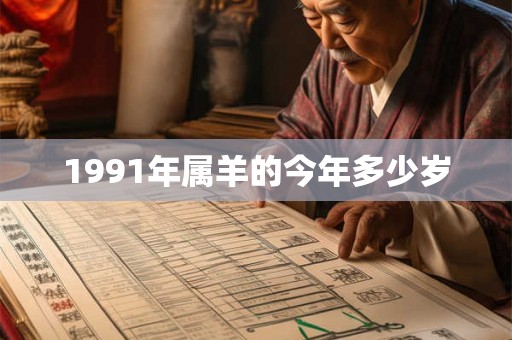 1991年属羊的今年多少岁