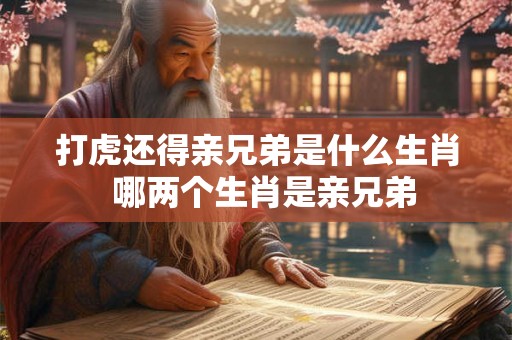 打虎还得亲兄弟是什么生肖  哪两个生肖是亲兄弟