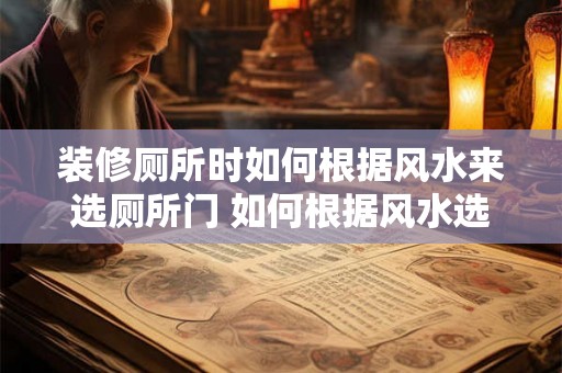 装修厕所时如何根据风水来选厕所门 如何根据风水选厕所门装修