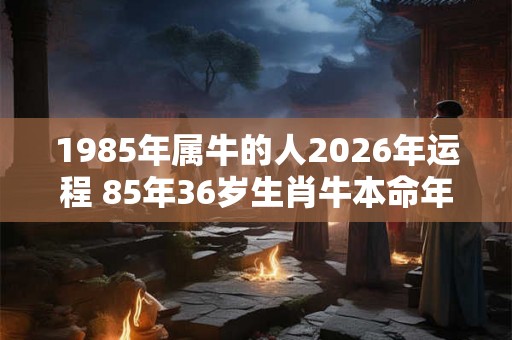 1985年属牛的人2026年运程 85年36岁生肖牛本命年运势
