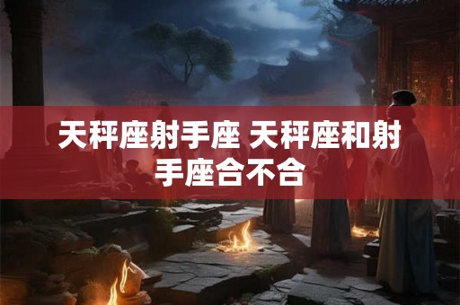 天秤座射手座 天秤座和射手座合不合