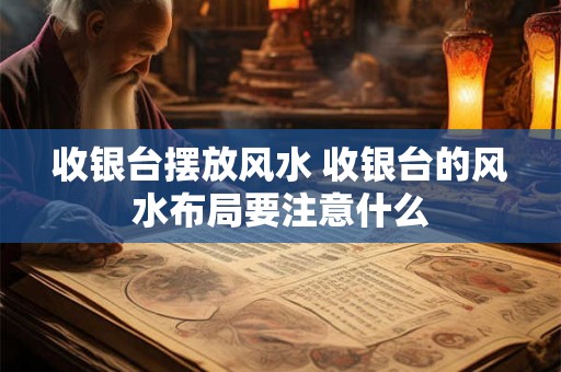 收银台摆放风水 收银台的风水布局要注意什么