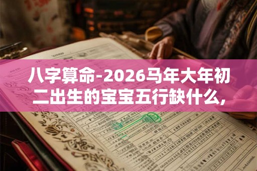 八字算命-2026马年大年初二出生的宝宝五行缺什么,命运如何