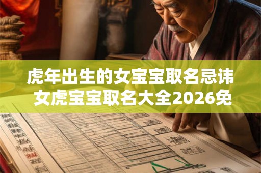 虎年出生的女宝宝取名忌讳 女虎宝宝取名大全2026免费版