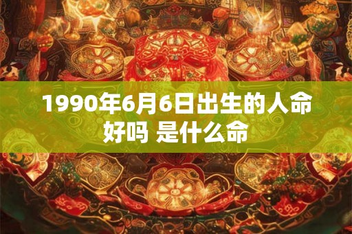 1990年6月6日出生的人命好吗 是什么命