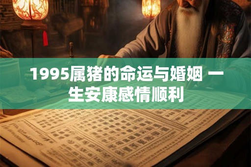 1995属猪的命运与婚姻 一生安康感情顺利