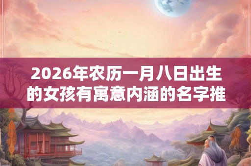2026年农历一月八日出生的女孩有寓意内涵的名字推荐 2026年农历一月八日出生的女孩有寓意内涵的名字推荐