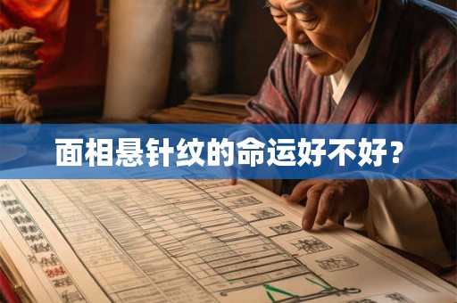 面相悬针纹的命运好不好？