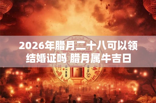 2026年腊月二十八可以领结婚证吗 腊月属牛吉日 2026年腊月二十八可以领结婚证吗 腊月属牛吉日