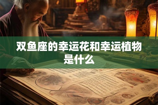 双鱼座的幸运花和幸运植物是什么