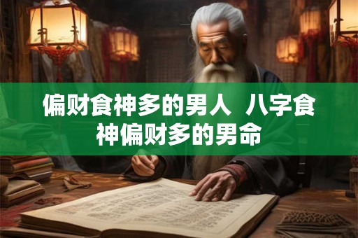偏财食神多的男人  八字食神偏财多的男命