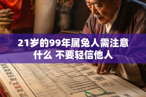 21岁的99年属兔人需注意什么 不要轻信他人 21岁的99年属兔人需注意什么 不要轻信他人
