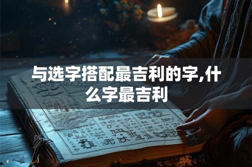 与选字搭配最吉利的字,什么字最吉利 与选字搭配最吉利的字,什么字最吉利