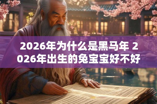 2026年为什么是黑马年 2026年出生的兔宝宝好不好