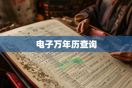 电子万年历查询