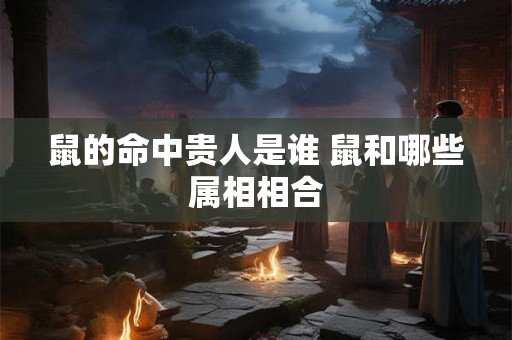 鼠的命中贵人是谁 鼠和哪些属相相合 鼠的命中贵人是谁 鼠和哪些属相相合