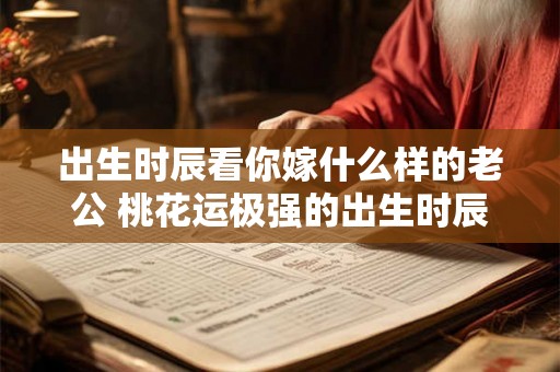出生时辰看你嫁什么样的老公 桃花运极强的出生时辰