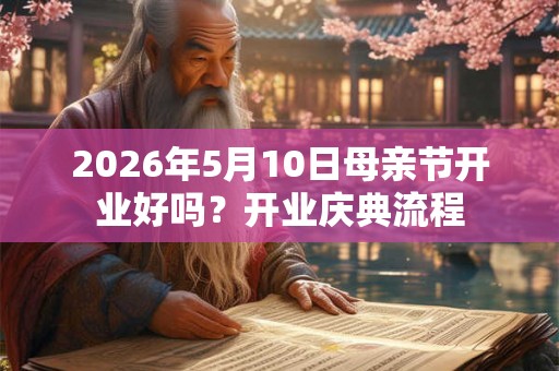 2026年5月10日母亲节开业好吗？开业庆典流程