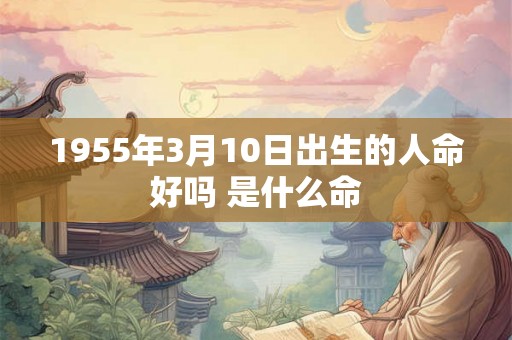 1955年3月10日出生的人命好吗 是什么命