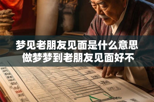 梦见老朋友见面是什么意思 做梦梦到老朋友见面好不好