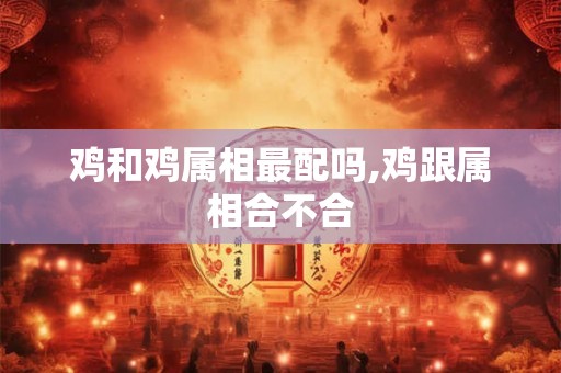 鸡和鸡属相最配吗,鸡跟属相合不合