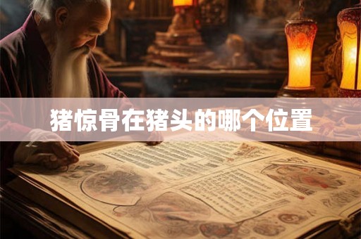 猪惊骨在猪头的哪个位置