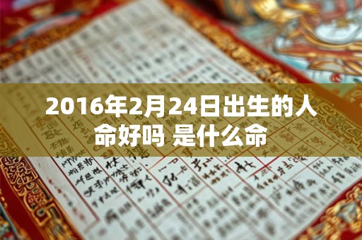2016年2月24日出生的人命好吗 是什么命