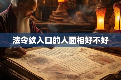 法令纹入口的人面相好不好