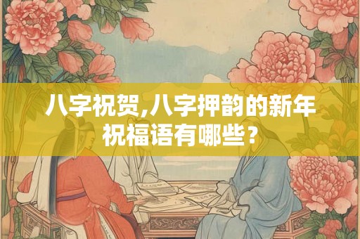 八字祝贺,八字押韵的新年祝福语有哪些？
