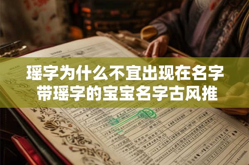 瑶字为什么不宜出现在名字 带瑶字的宝宝名字古风推荐