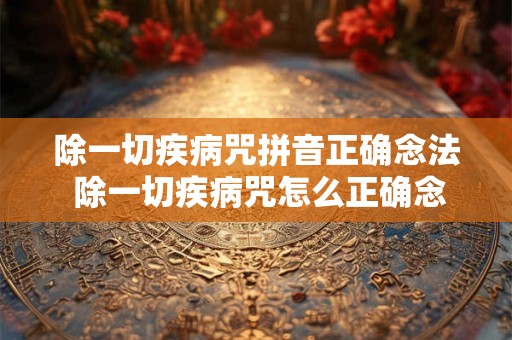 除一切疾病咒拼音正确念法 除一切疾病咒怎么正确念拼音 除一切疾病咒拼音正确念法 除一切疾病咒怎么正确念拼音