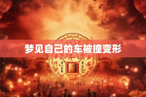 梦见自己的车被撞变形