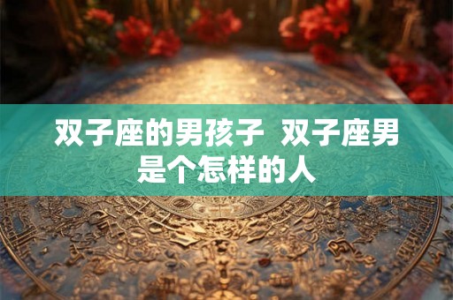 双子座的男孩子  双子座男是个怎样的人