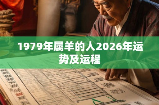 1979年属羊的人2026年运势及运程 1979年属羊的人2026年运势及运程