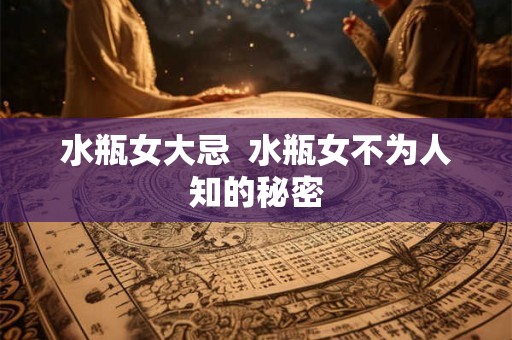 水瓶女大忌  水瓶女不为人知的秘密