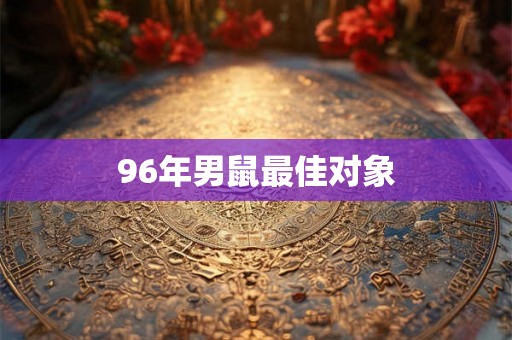 96年男鼠最佳对象