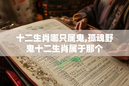 十二生肖哪只属鬼,孤魂野鬼十二生肖属于那个