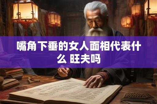 嘴角下垂的女人面相代表什么 旺夫吗 嘴角下垂的女人面相代表什么 旺夫吗