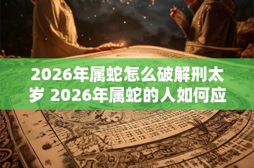 2026年属蛇怎么破解刑太岁 2026年属蛇的人如何应对太岁星辰的影响